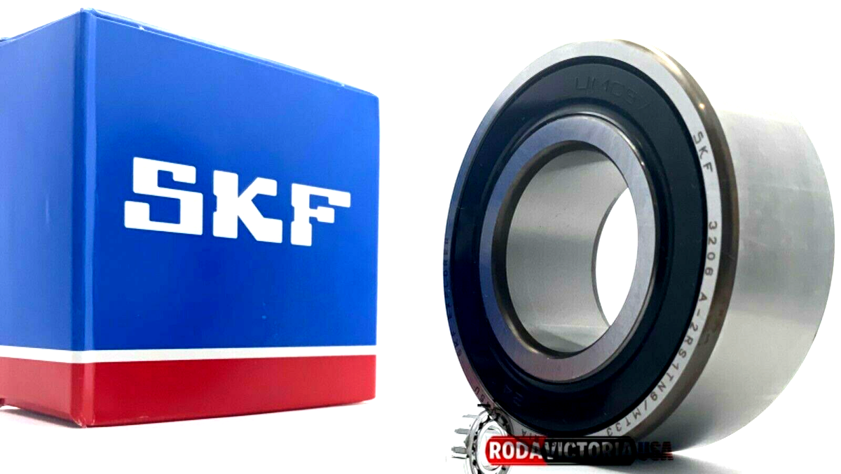 SKF 3206 A 2RS1 TN9/MT33 DOUBLE ROW ANGULAR CONTACT BALL BEARING