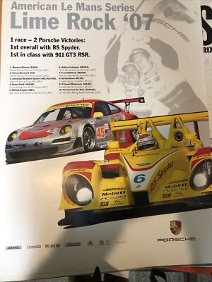 FLASH SALE NOW  American Le Mans series Lime Rock 07 1ST in class 911 GT3 RSR