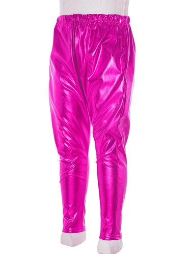 Girls Metallic Harem Dance Pants for Modern Hip Hop Sports Gymnastic Dancewear - Picture 58 of 77