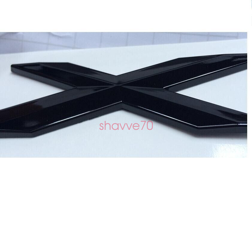 Gloss Black "X1" Rear Trunk Badge Emblem – For BMW X Series Cars (Boot Decal)