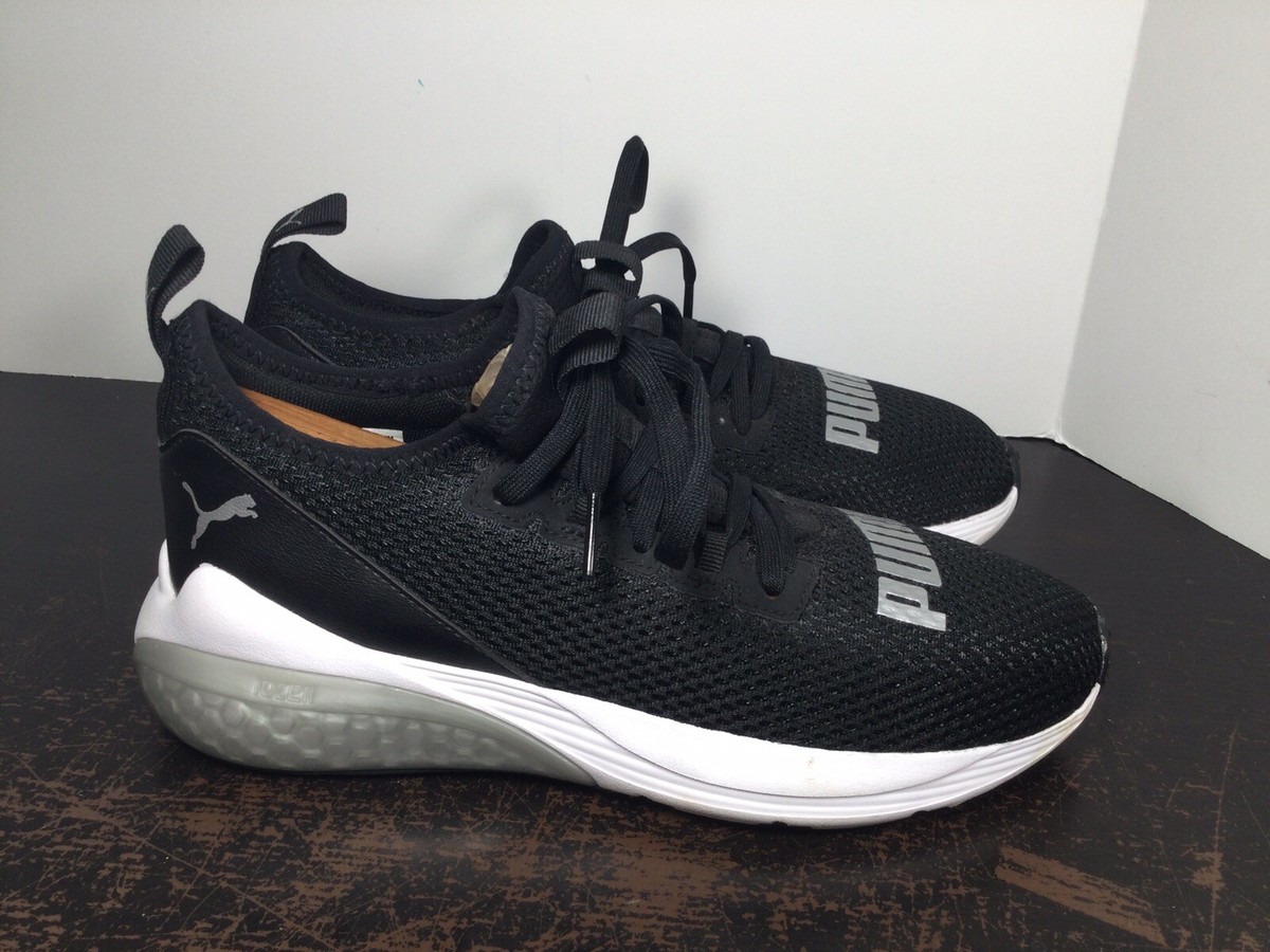 Puma Locell 195425-01 Black Running Shoes Sneakers Women