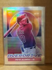 Pete Alonso 2021 Chronicles Baseball OVERDRIVE HOLO card #22 New York 