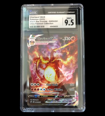  Charizard Vmax SWSH261 - Pokemon Black Star Promo - Alternate  Art Holo - Ultra Premium Collection Exclusive : Toys & Games