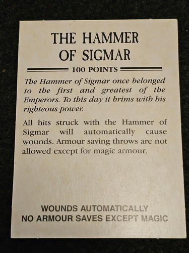 GW English Warhammer Fantasy Battle Magic Deck Card Red Weapon "Only" - Bild 59 von 59