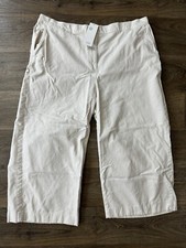 Eileen Fisher Bone Wideleg Ankle Pant White Size 18