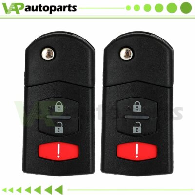 2 for 2008 2009 2010 2011 2012 Mazda CX-7 Remote Key Fob Shell Cover BCR2-67-5RY