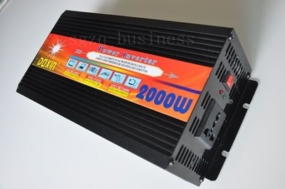 4000W Watts Peak Real 2000W Power Inverter Converter 12V DC to110V AC 4000W Watts Peak Real 2000W Power Inverter Converter 12V DC to110V AC