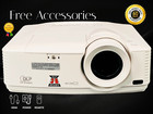 3500 Lumens Dlp Projector 16:10 3D for Powerpoint Commercial Video Presentation