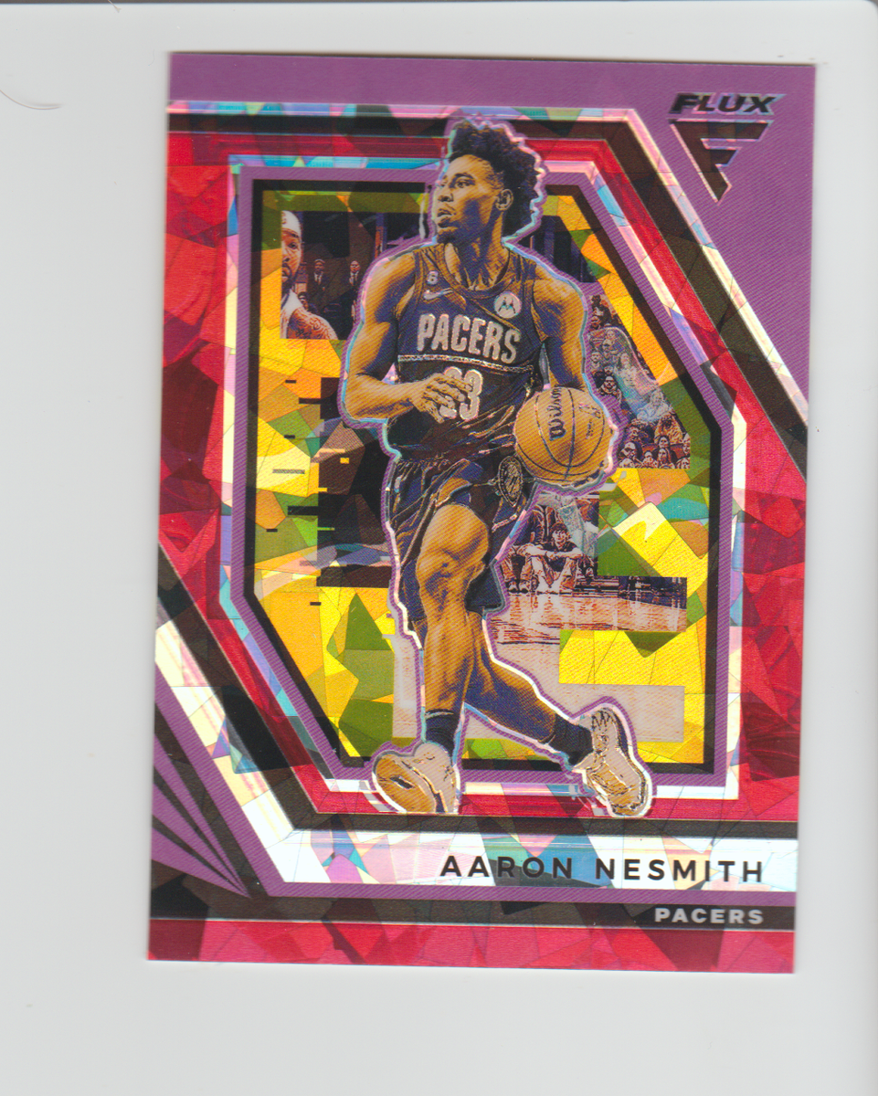 2022-23 Panini Flux Red Cracked Ice #76 Aaron Nesmith card
