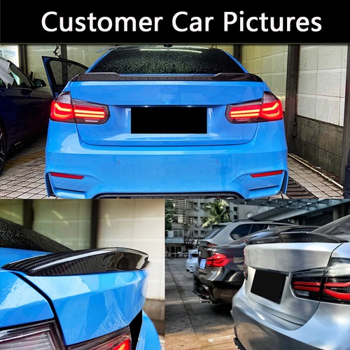 For BMW F30 3 Series F30 & F80 M3 2013-2021 Carbon Rear Trunk Spoiler Lid Wing - Picture 4 of 12
