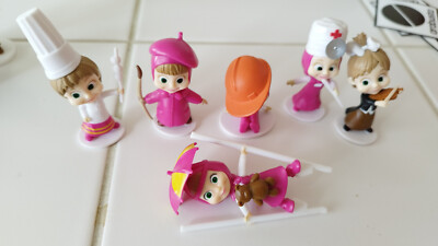 Figurines Masha et Michka : Achat occasion | Figurines animaccord 41 Très bon état