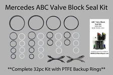 Mercedes ABC Valve Block PTFE seal Rebuild Reseal Kit ***COMPLETE KIT 32pcs***