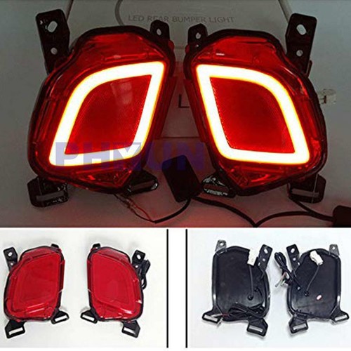 Juegos de 2 luces antiniebla traseras LED para parachoques trasero aptas para Toyota Highlander 2015-19 - Imagen 3 de 12