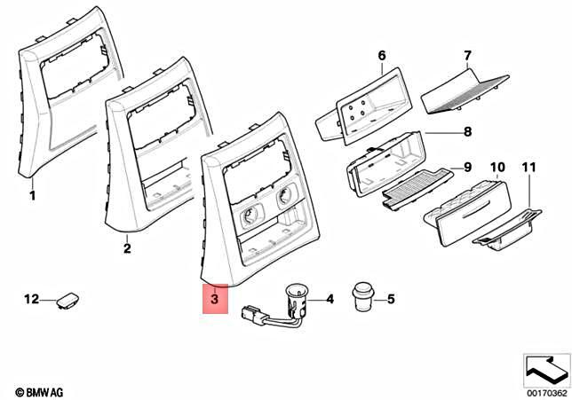 Kit Réparation Lève-Vitre Arrière Droit BMW Série 3 E90 E91 - Clip Câble Mécanisme