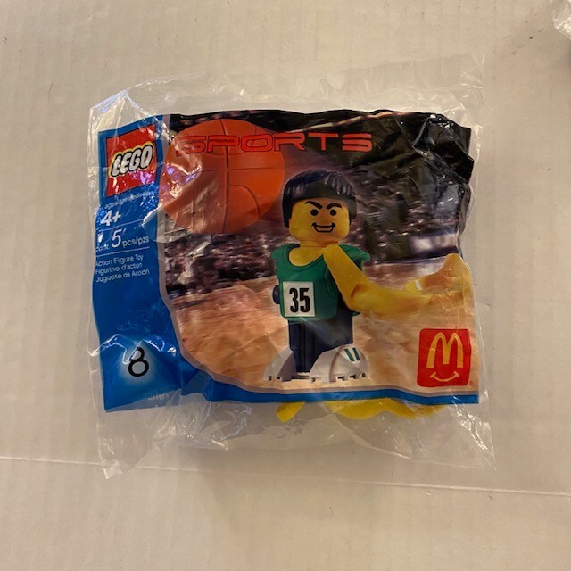 2004 LEGO Sports McDonalds Happy Meal Toy Basketball #3 sealed brand new