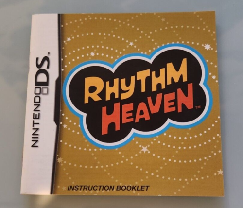 Rhythm Heaven Nintendo DS Gameboy instrukcja obsługi tylko broszura - Zdjęcie 1 z 3