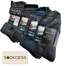 Sockcess® Familienpaket 24 Paar von warmen Norweger Socken in 35-38,39-42, 43-46
