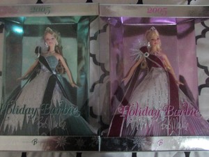 2005 holiday barbie green