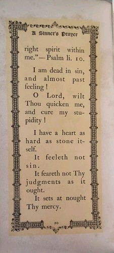 A SINNER'S PRAYER / Samuel STEVENSON / c.1904 / American Tract Society - Picture 17 of 24