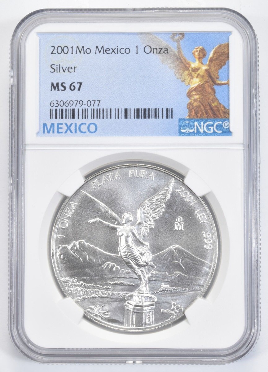 2001 Mexico 1 Onza MS67 Libertad Mexican NGC | eBay