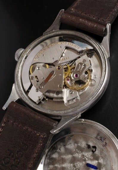 Eterna Bumper Movement 1940's Automatic SS Screw Back 34mm Cal