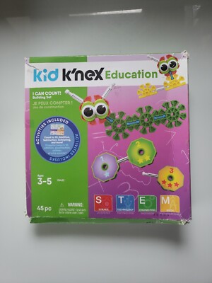Kid K'nex I Can Count! Preschool Education Building Set STEM Learning(45 pieces)
