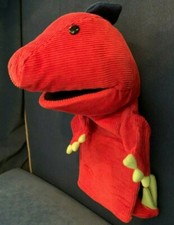 Gund AAAAH Steggy Dinosaur Hand Puppet 319578 Excellent Condition