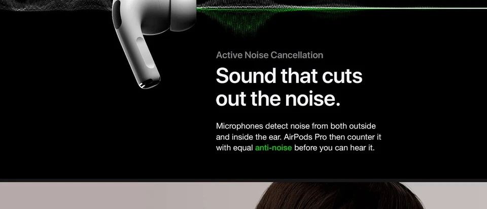 Apple AirPods Pro 1st Generation 2022 Bluetooth Earbud Headphones - Excellent - Image 4 of 4