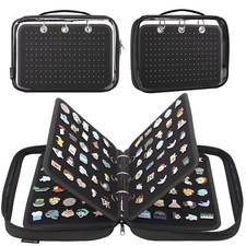Enamel Pin Display Pages Pin Carrying Case Pins Collection Storage Organizer ...