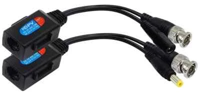 RJ45 a BNC 3MP a 8MP BALUN CCTV TVI CVI AHD CVBS 4K HD Video a través de conector UTP