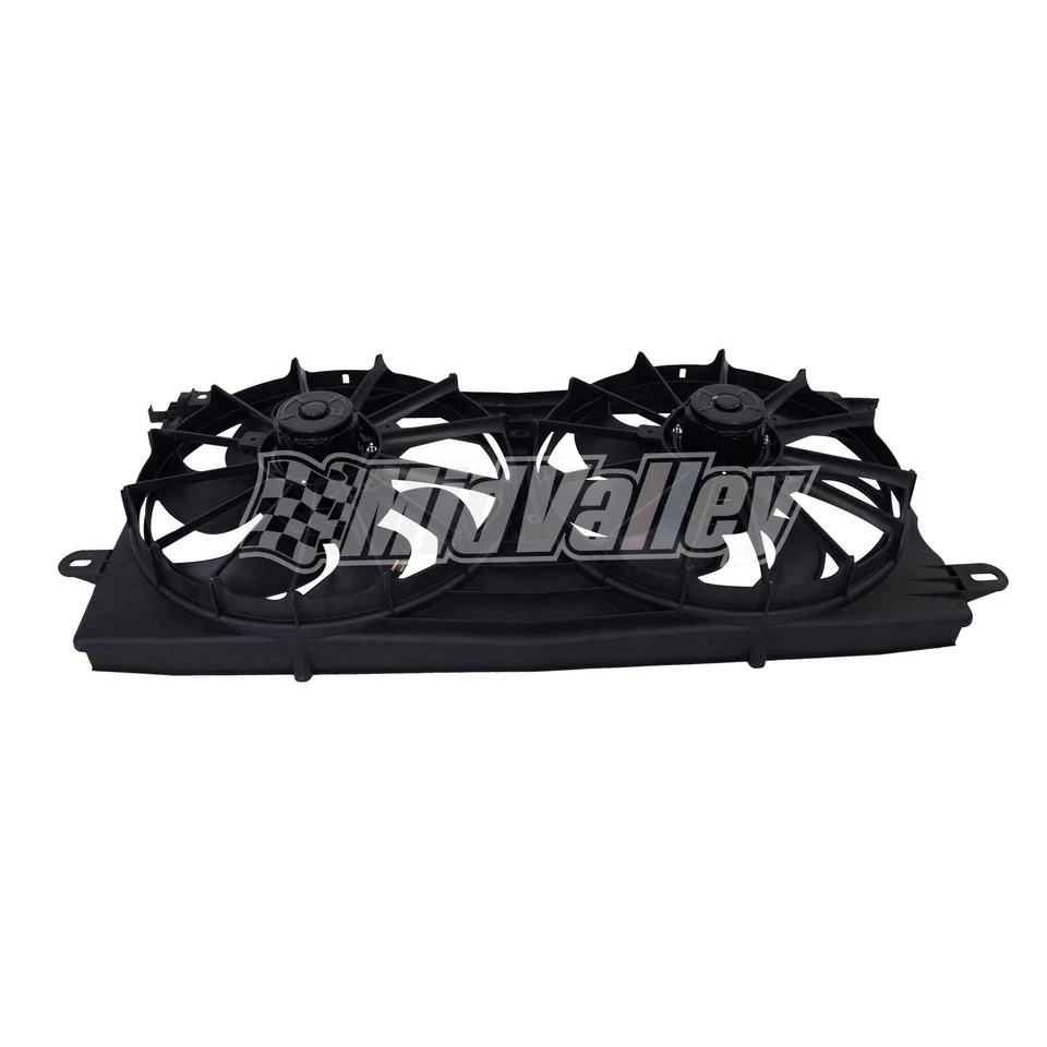 Conjunto de ventilador de refrigeración doble condensador para 97-05 Buick Park Avenue 12362557 Foto 4 de 4