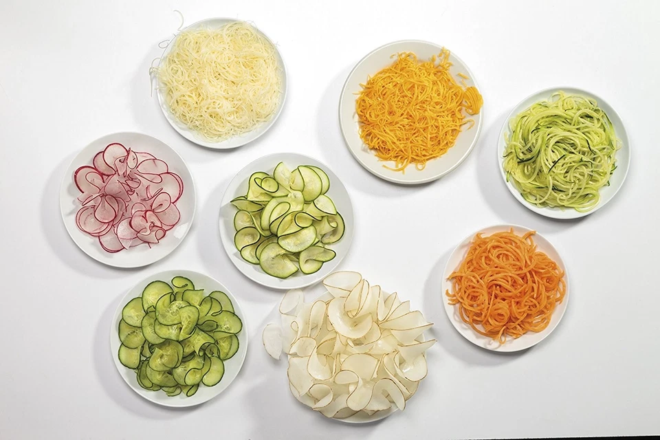 Espiralizador Hamilton Beach, cortador de verduras motorizado de 2 velocidades ¡Ideal para Pascua! Foto 4 de 4