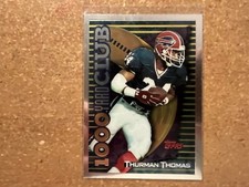 Buffalo Bills-THURMAN THOMAS, 1994 FINEST 1000 YEARD CLUB #10 OF 32-$20 VALUE