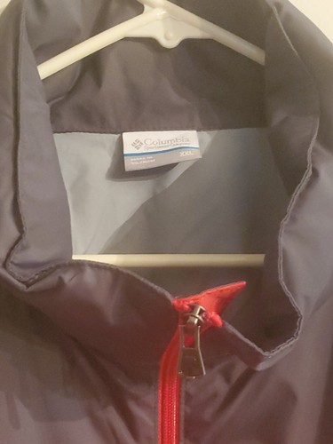 Columbia - Glennaker LAKE Rain Jacket w/ Hood - RED/GREY- Size XXL - New W/O TAG - Picture 4 of 10