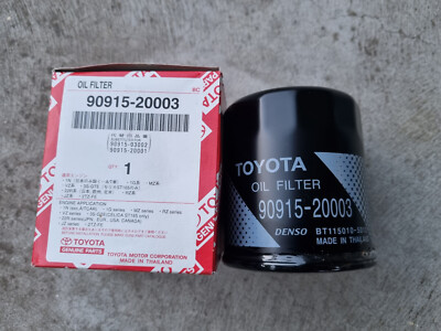 90915-20003 Toyota Filter Sub-assy Oil 9091520003 Genuine Part for