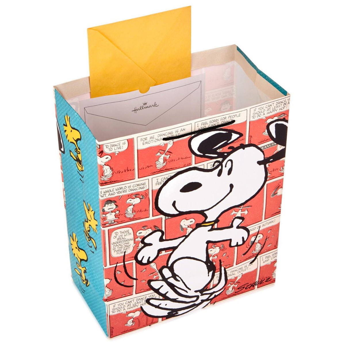 Hallmark Peanuts Snoopy GIFT BAG Greeting Card Birthday Mini