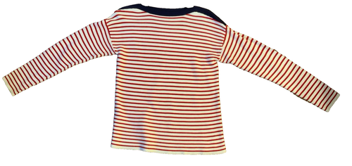 Suéter Vineyard Vines Mundial Pequeño Rojo Blanco Rayas Cuello Barco Manga Larga - Imagen 6 de 7