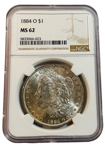 1884 O US Morgan Silver Dollar $1 - NGC Brilliant Uncirculated | eBay