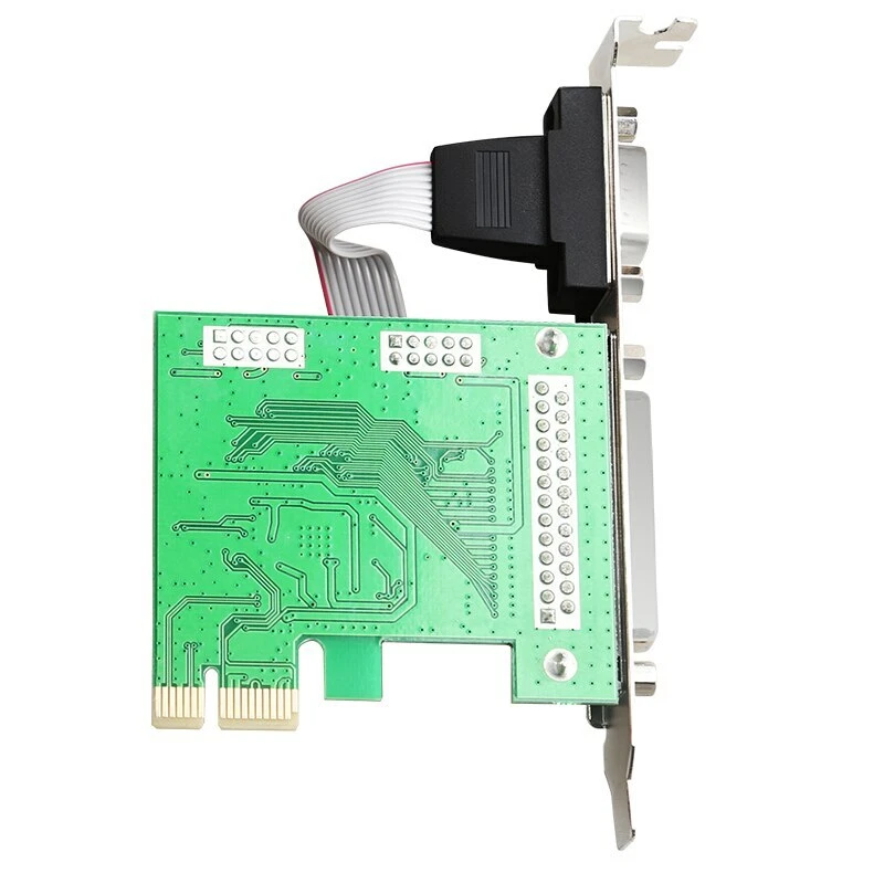 RS-232 Serial Port & DB25 Printer Parallel Port to PCI-E Card Adapter - Image 4 of 4