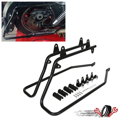 Hard Saddlebag Saddle bag Conversion Brackets For Harley Davidson Softail Fatboy