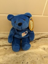 Salvino's Bammers NFL Plush Bear Drew Bledsoe 11 New England Patriots NFL