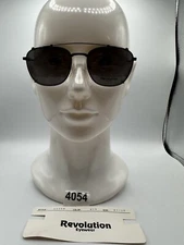 New Vintage Revolution Eyewear With Sun Shade RE006 Black 51 17 140