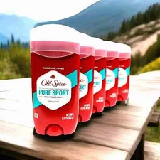 Old Spice Deodorant for Men, Aluminum Free, Pure Sport (3.0 oz., 5 Pack)
