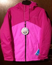 COLUMBIA Big Girls XL 18-20 Magenta/Plum Crash Course Jacket NWT 105