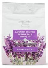 Equate Soothing Lavender Epsom Salt, Eases Aches and Pains, Sooth  Relax 1.5 lb