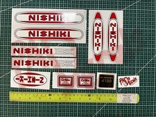 1981 Nishiki bmx decals sticker