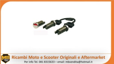 Set Serrature 3 Cilindretti + 2 Chiavi Per Vespa Piaggio Gilera - Compatibile Con Modelli Dal 1985 - Foto 11