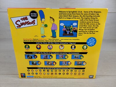 シンプソンズ インタラクティブリビングルーム Marge&Maggie Playmates Simpsons BOWLING ALLEY Jacques Marge Interactive Playset