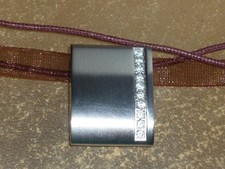 Anhänger EDELSTAHL mit vielen Zirkonia Steinen besetzt Magnetschmuck   NEU