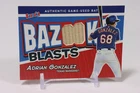 2004 Topps Bazooka Blasts #BB-AG Adrian Gonzalez game used bat card. Rangers. EX